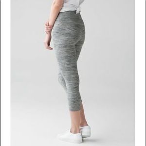 Lululemon High Times Pant Space Dye Camo Seal Grey Deep Coal in size 6